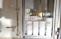 الغذاء والدواء تضبط (1390) كغم ألبان وأجبان مجهولة المصدر وتحمل علامة تجارية وهمية #عاجل