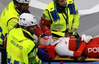 إصابة مروعة لكاميلا سيلير بشفرة حذاء تزلج في الأولمبياد (فيديو)