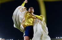 رد فعل كريستيانو رونالدو على استعادة النصر صدارة الدوري السعودي (صور)
