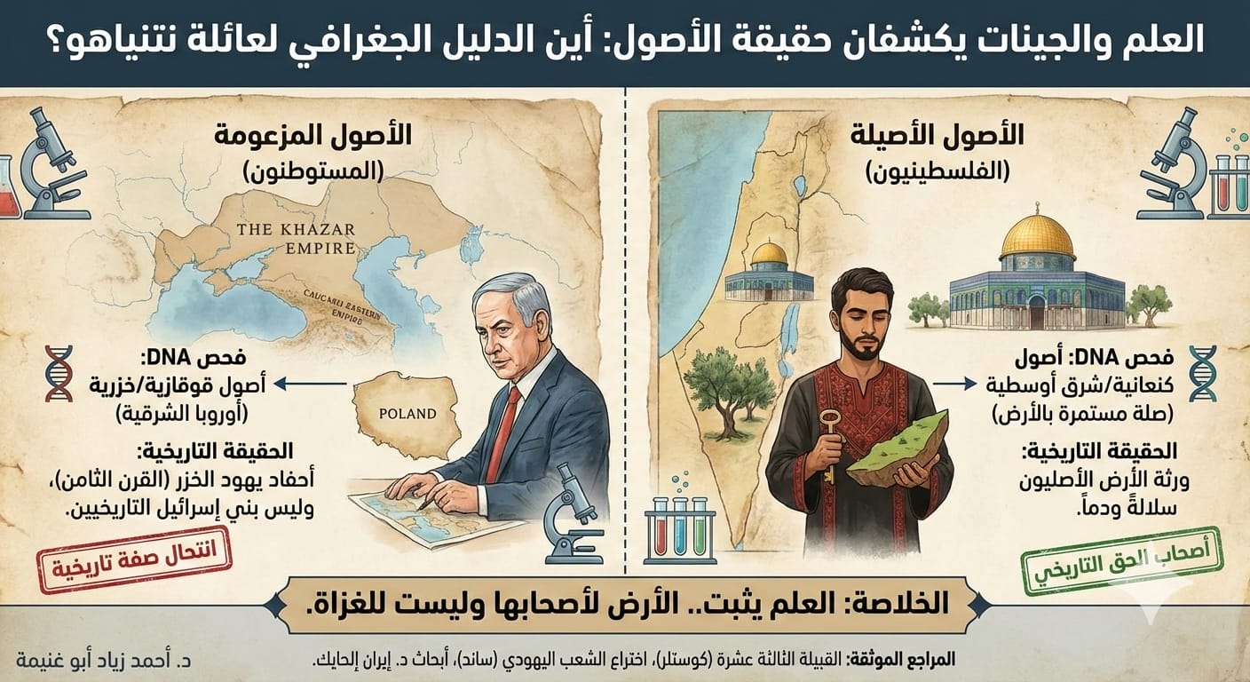حين يرتعد تزييف التاريخ أمام صدق الجينات.. لماذا يخشى الكيان الصهيوني فحص الـ DNA؟ #عاجل