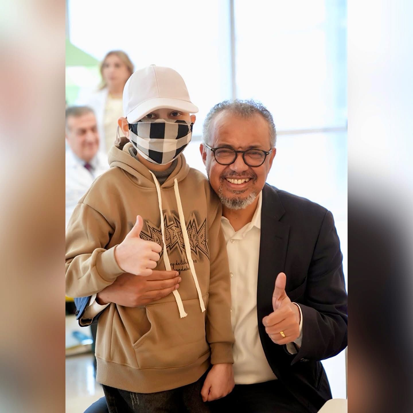 الأميرة غيداء تستقبل وفدا من منظّمة الصحة العالميّة برفقة الأمران هاري وميغان، دوق ودوقة ساسكس