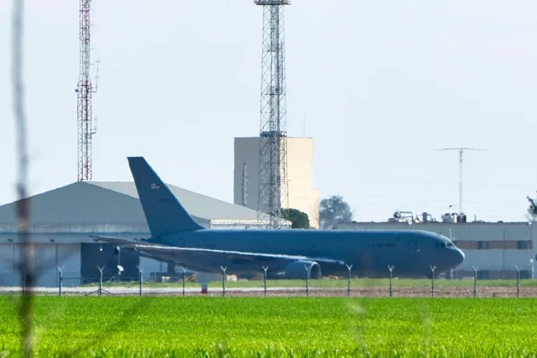 15 طائرة عسكرية أمريكية غادرت إسبانيا بعدما رفضت مدريد حرب إيران