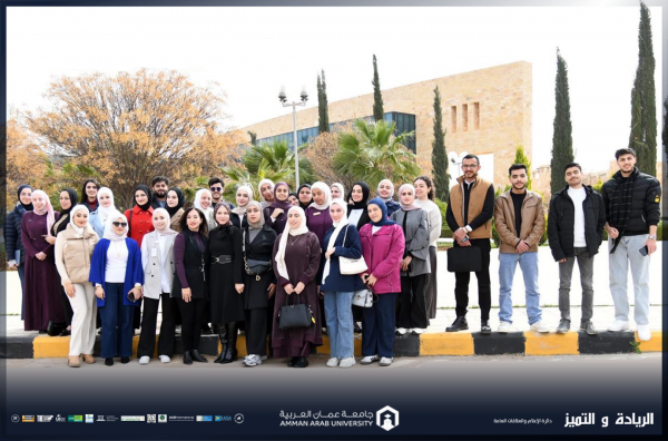 طلبة صيدلة عمان العربية يشاركون في ورشة تدريبية حول التوعية بأضرار التدخين