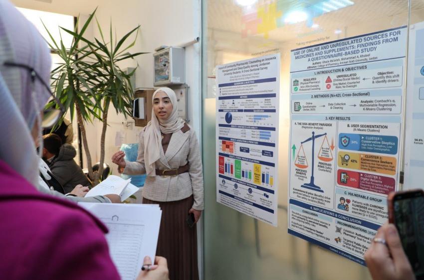 مركز الإبداع والابتكار وريادة الأعمال في جامعة عمان العربية يقيم حفل توزيع شهادات دورة تدريب المدربين (TOT)