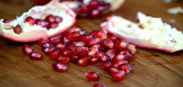 فوائد قشر الرمان الصحية