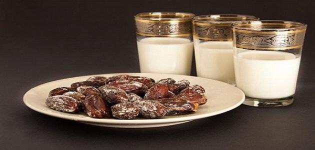 تحليل رجيم التمر واللبن في شهر رمضان