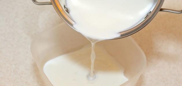 صناعة الزبادي من اللبن المجفف